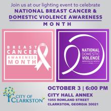 National Breast Cancer & Domestic Violence Awareness Month