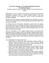 Statewide Economic Placemaking Program 