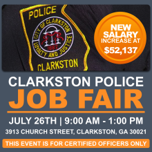 July 26th police job fair