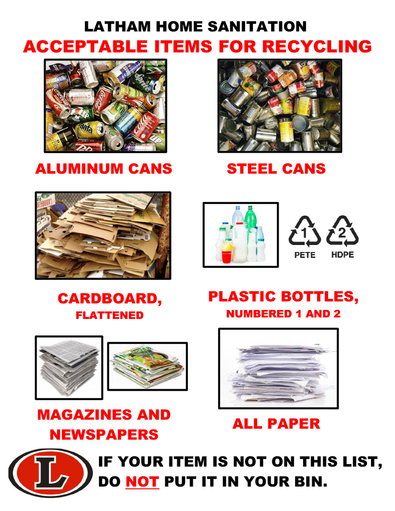 recycling items