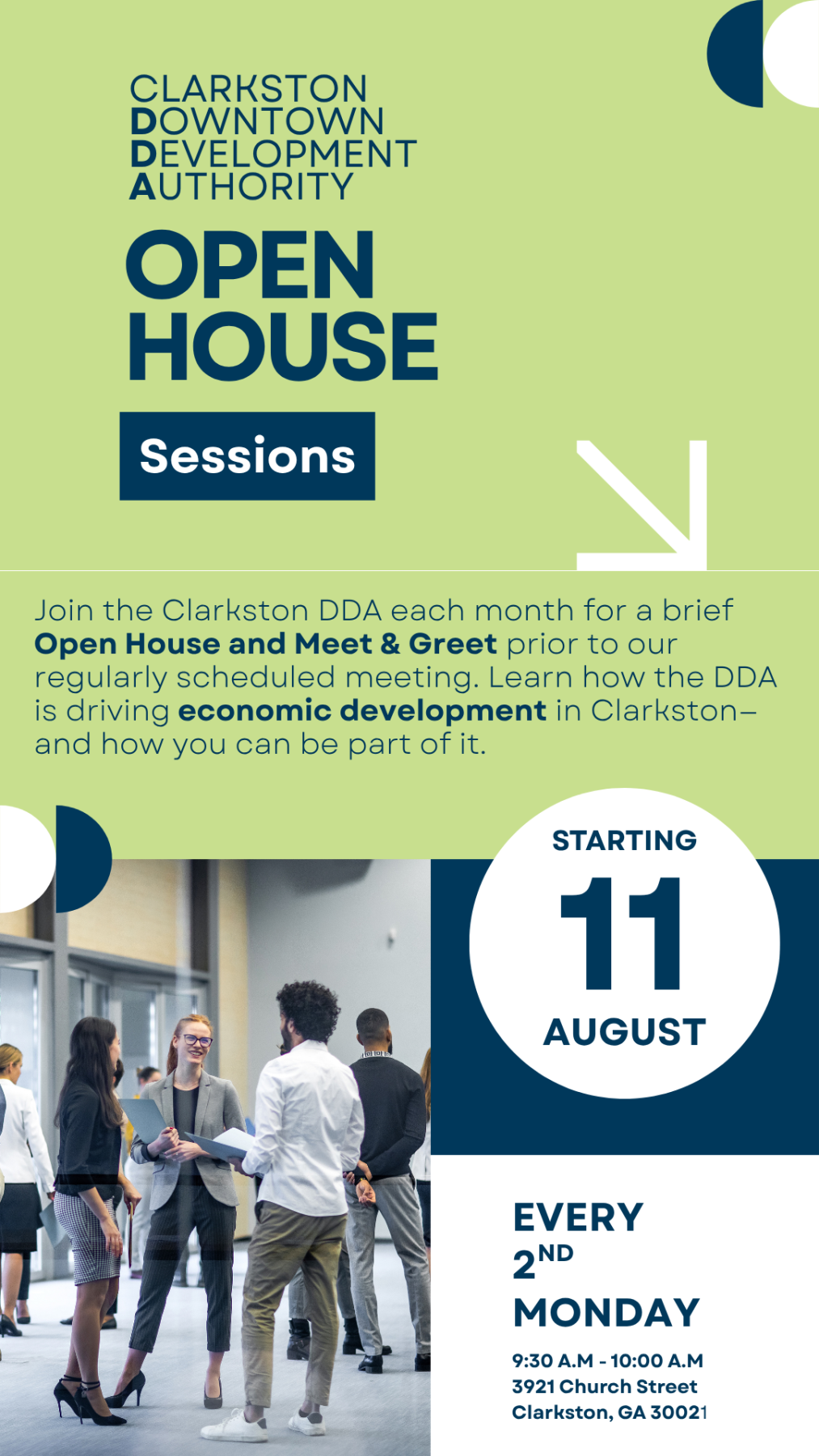DDA Open House Flyer