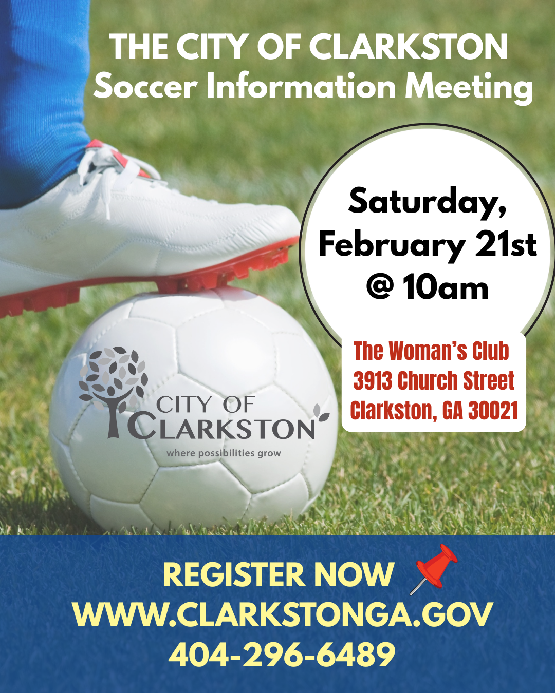 Spring Soccer Program Information Meeting 