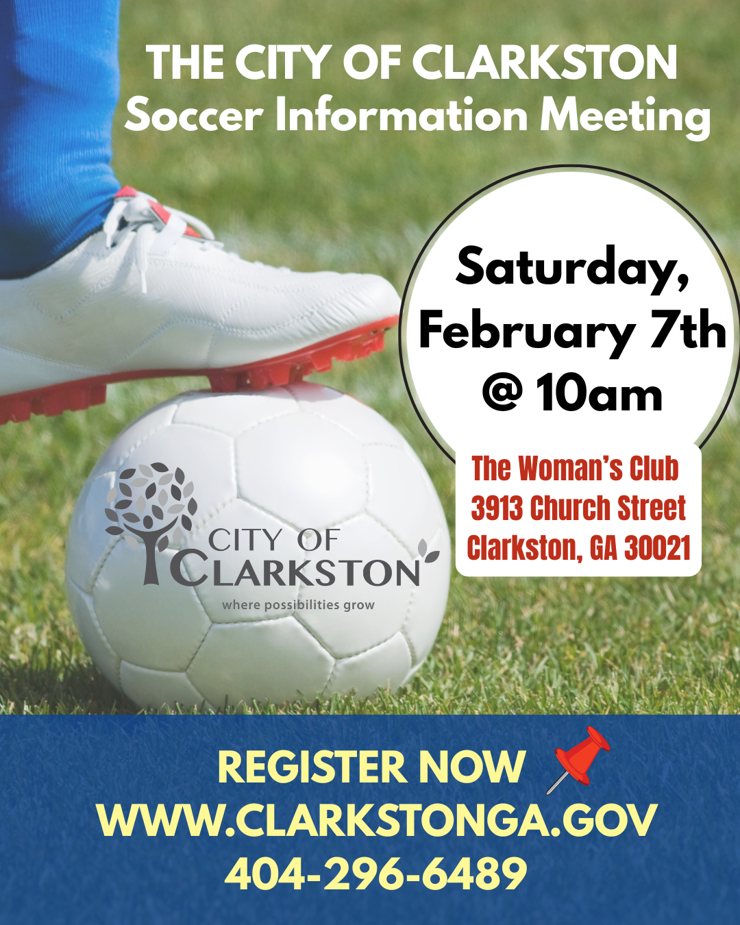 Spring Soccer Program Information Meeting 