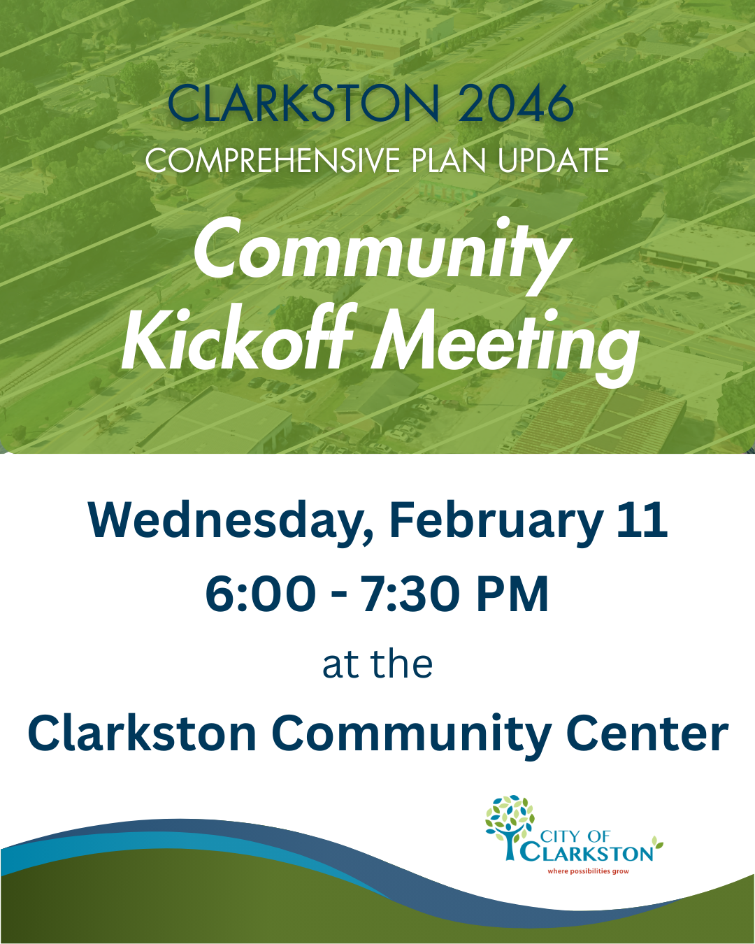 Comprehensive Plan Community Kickoff Meeting 