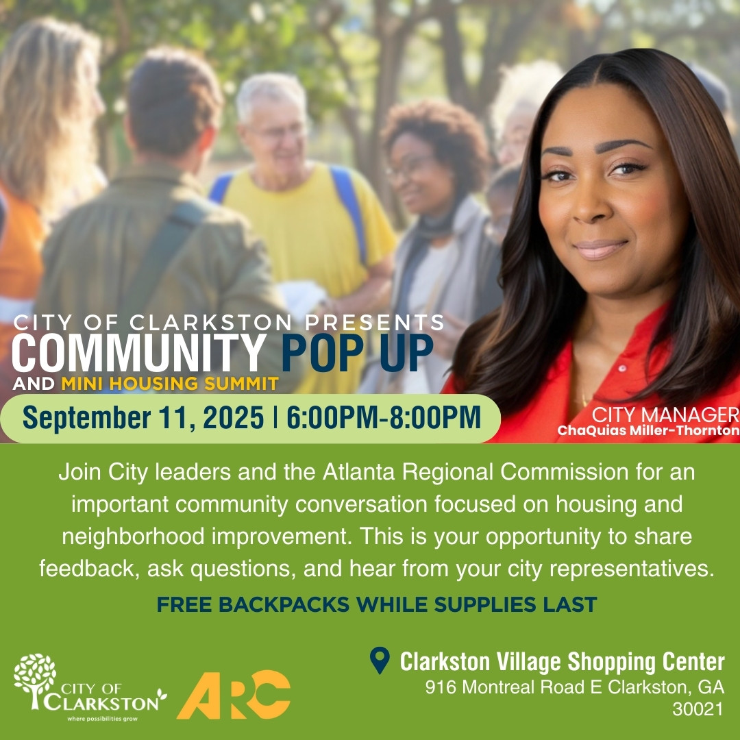 Community Pop Up Housing Summit Flyer