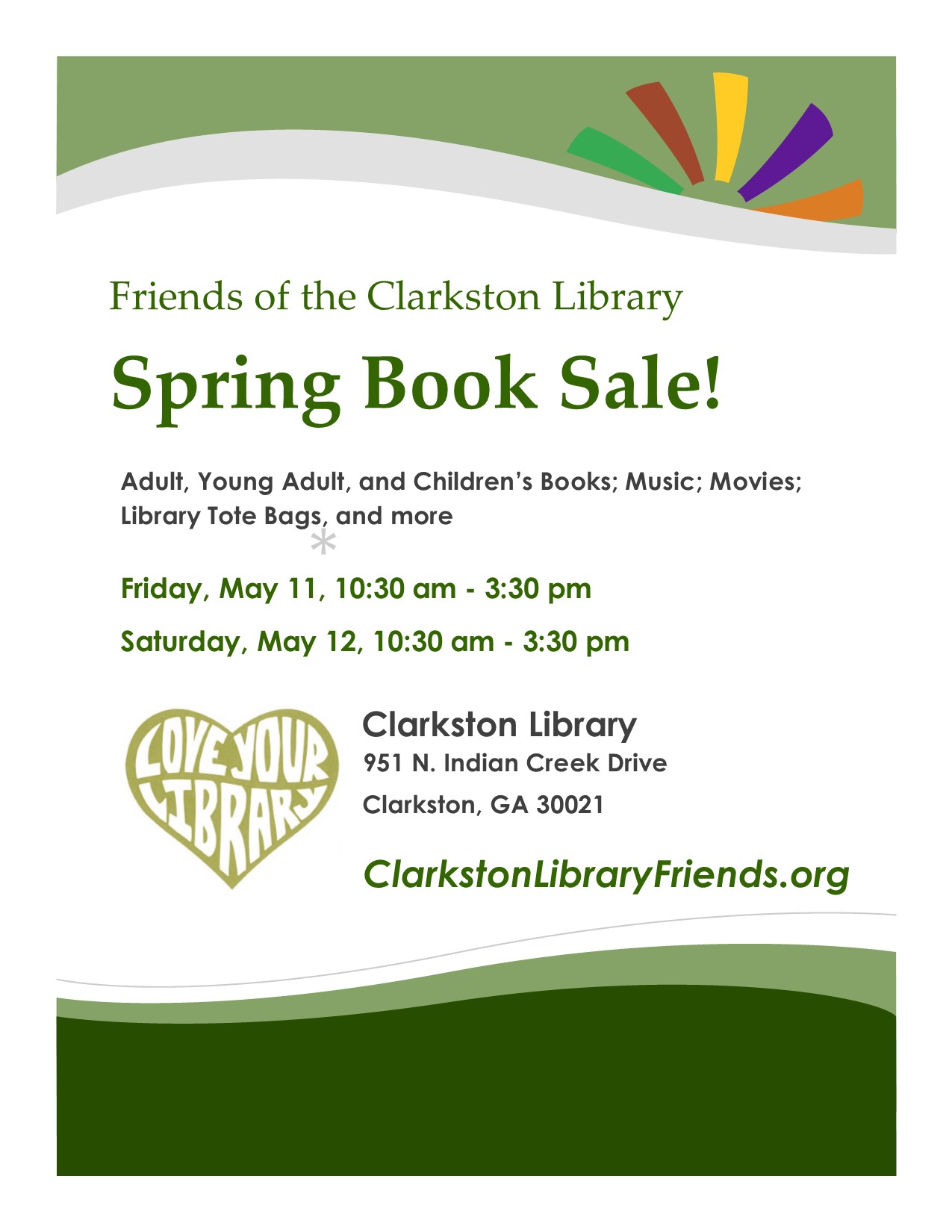 Spring Book Sale