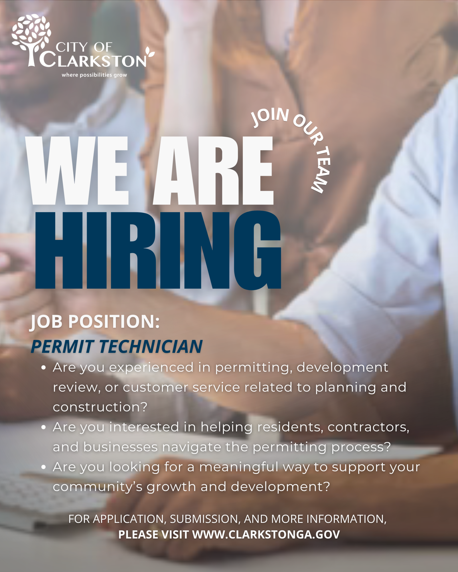 Permit Tech Job Posting 2026 