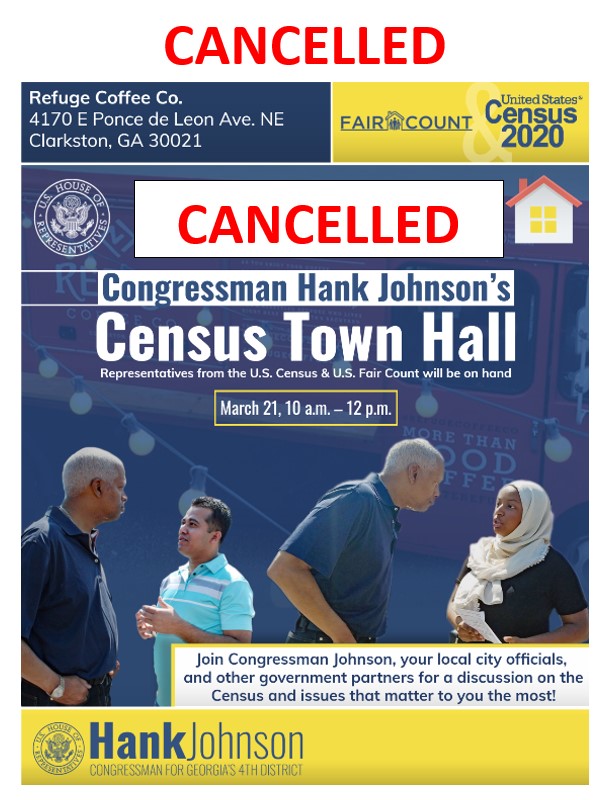 cancelled census town hall