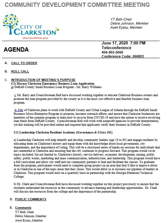 amended community development sac agenda 6-17-2020