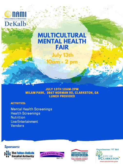 Multicultural Mental Health Fair 7-13-19