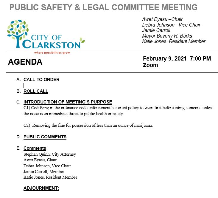 public safety and legal sac meeting 2-9-2021