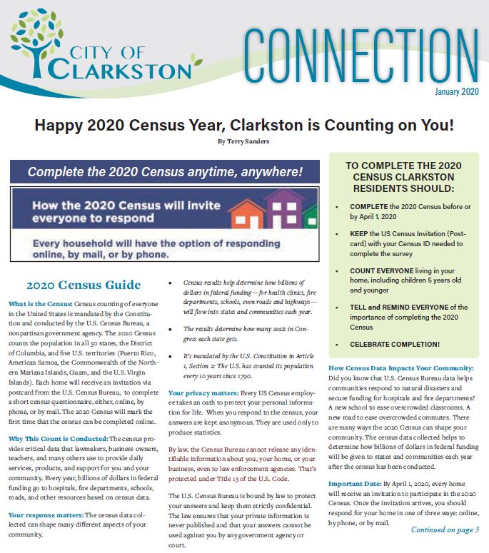 clarkston connection 2020 winter 